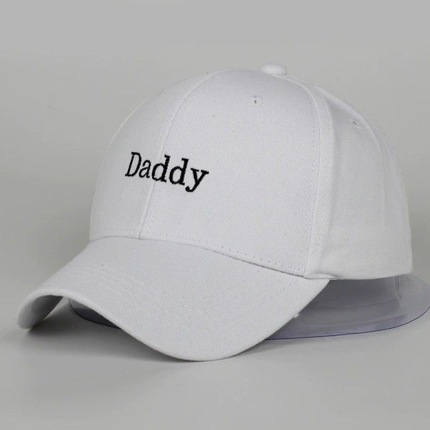Gorra de papá para hombre blanco