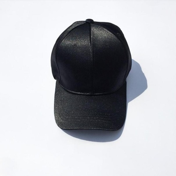 Gorra de satén para mujer T5 negro