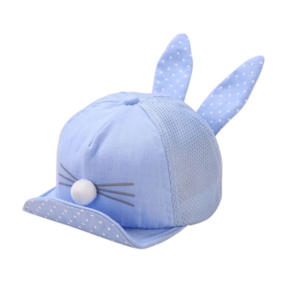 Gorra infantil con orejas A2753 azul claro