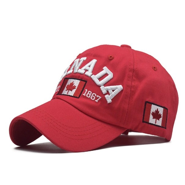 Gorra Masculina Canada vermelho