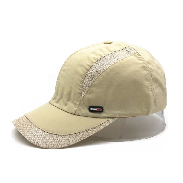 Gorra transpirable para hombre beige