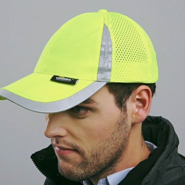Gorra transpirable para hombre T212 amarillo