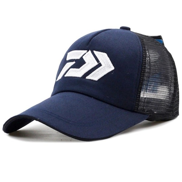 Gorra trucker masculina C983 azul escuro