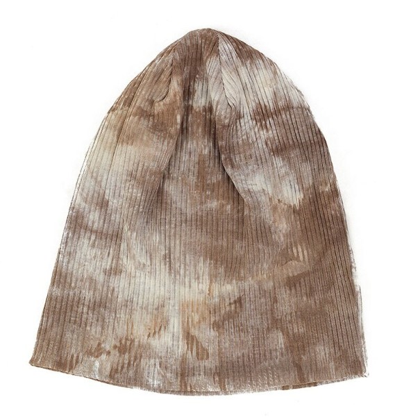 Gorro com padrão caqui