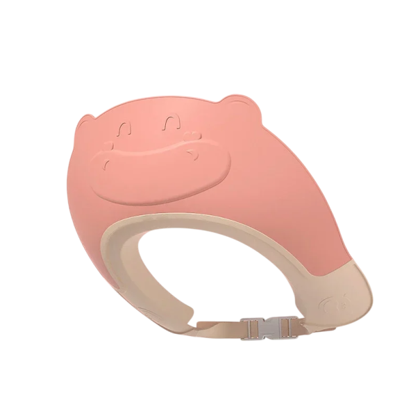 Gorro de champú de silicona para recién nacidos y niños Protección para los ojos al lavar el cabello Protector de baño ajustable Suministros para bebés 1