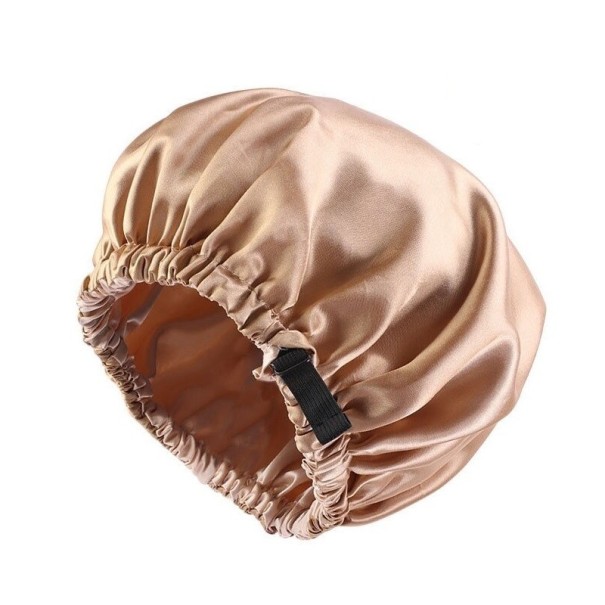 Gorro de dormir de satén caqui