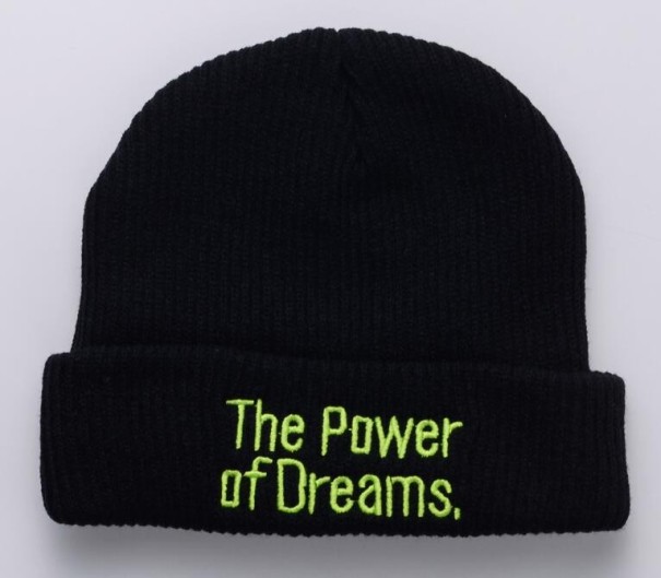 Gorro de Inverno com Inscrição preto