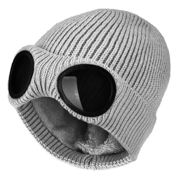 Gorro de Inverno com Óculos cinzento