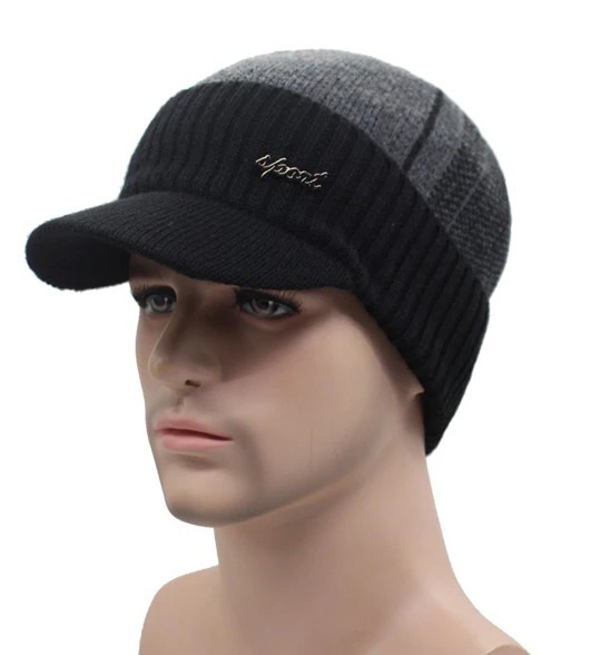 Gorro de Inverno Estiloso Masculino J756 1