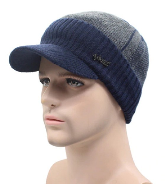 Gorro de Inverno Estiloso Masculino J756 3