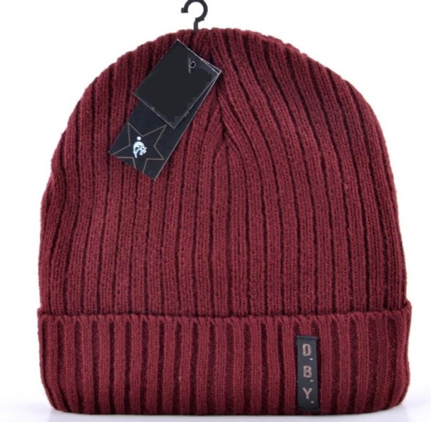 Gorro de inverno masculino Alex J2935 borgonha