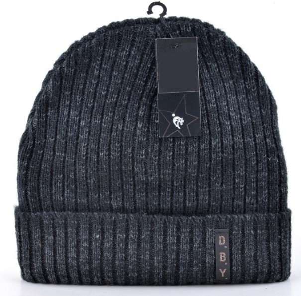 Gorro de inverno masculino Alex J2935 cinzento escuro
