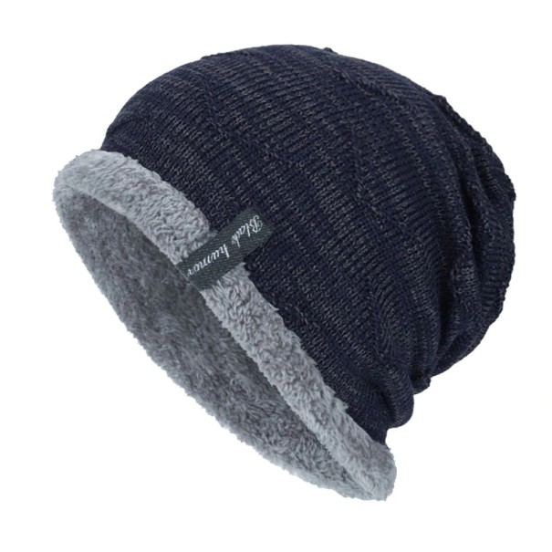 Gorro de Inverno Masculino J954 azul escuro