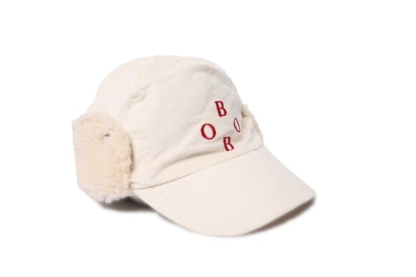 Gorro de Inverno para Crianças com Aba bege 6-9 anos
