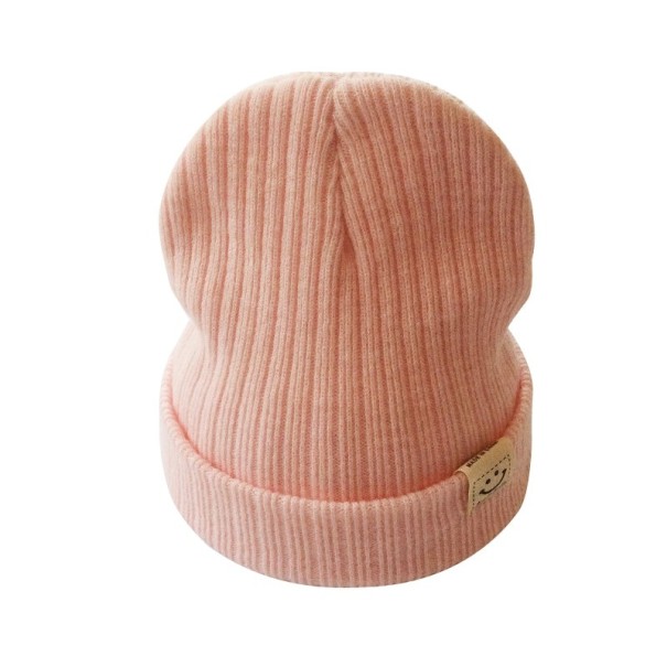 Gorro de inverno para crianças rosa claro