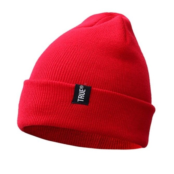 Gorro de invierno para hombre rojo