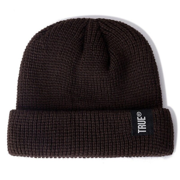 Gorro de invierno para hombre TRUE marrón oscuro Gorro de invierno para hombre TRUE marrón oscuro