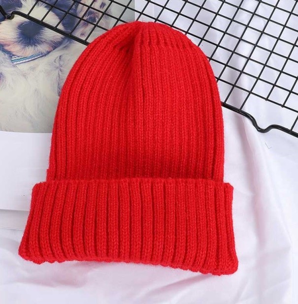 Gorro de invierno para mujer Amy rojo