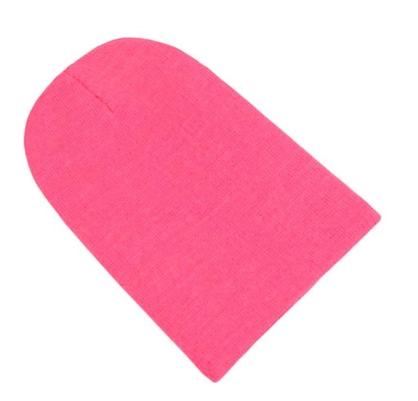 Gorro de invierno para mujer en varios colores. rosa
