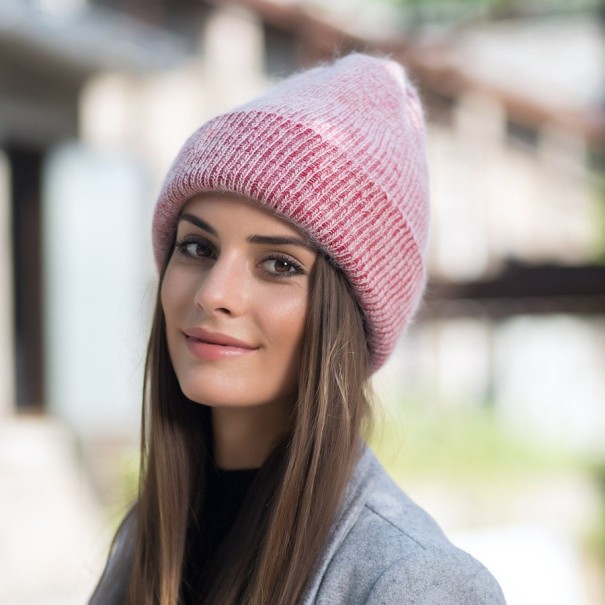 Gorro de invierno para mujer J3191 rojo