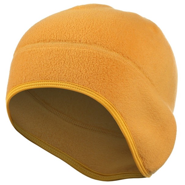 Gorro de invierno unisex debajo del casco. amarillo
