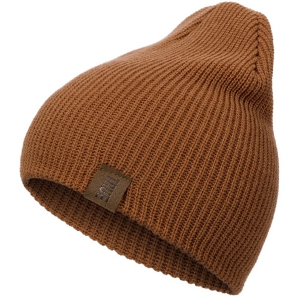 Gorro de lana marrón