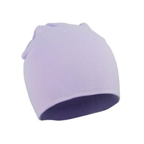 Gorro de lana para niños morado claro