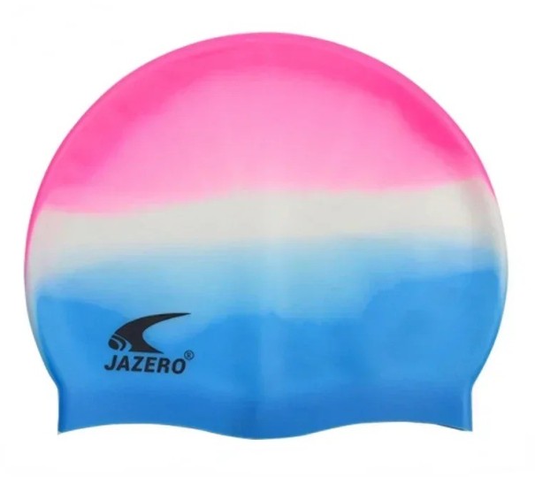 Gorro de natación de silicona impermeable Gorro de piscina colorido Talla M elástico Equipo de natación antideslizante 1