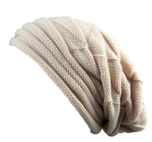 Gorro de punto para mujer J3001 beige