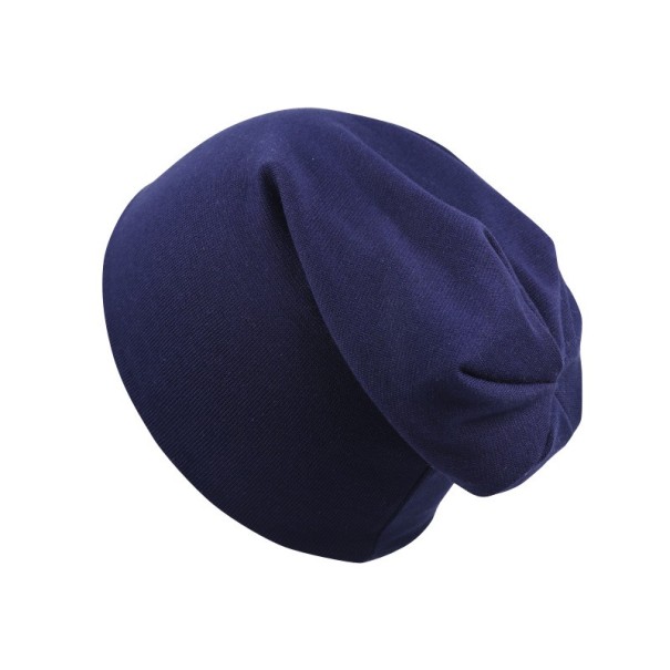 Gorro infantil, color liso. azul oscuro