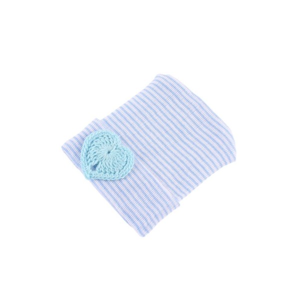 Gorro infantil com coração 2