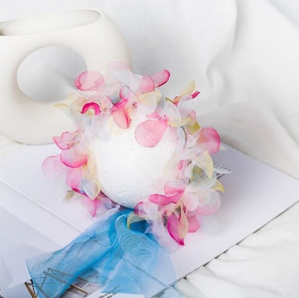 Gorro infantil com flores A457 2