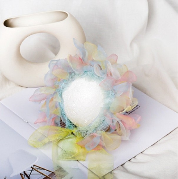 Gorro infantil com flores A457 4