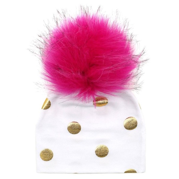 Gorro infantil com pompom Becky branco 5