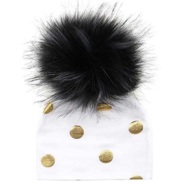 Gorro infantil con pompón Becky blanco 7 Gorro infantil con pompón Becky blanco 7