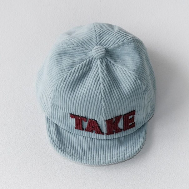 Gorro infantil con visera Take azul claro