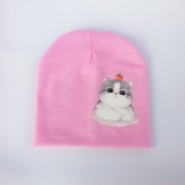 Gorro infantil de algodón con dibujo. 6-12 meses 3