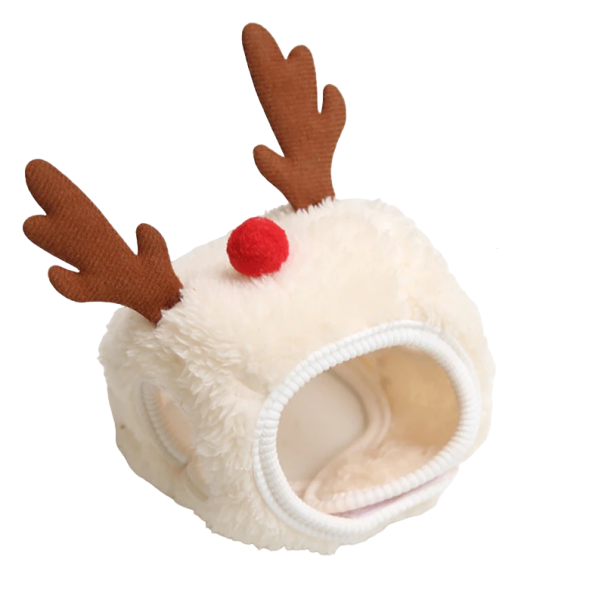 Gorro navideño para perros – reno S