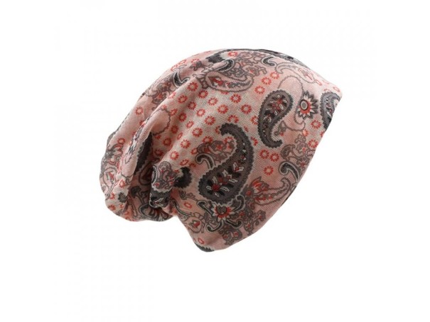 Gorro y bufanda de mujer 2 en 1 con estampado J490 2 Gorro y bufanda de mujer 2 en 1 con estampado J490 2