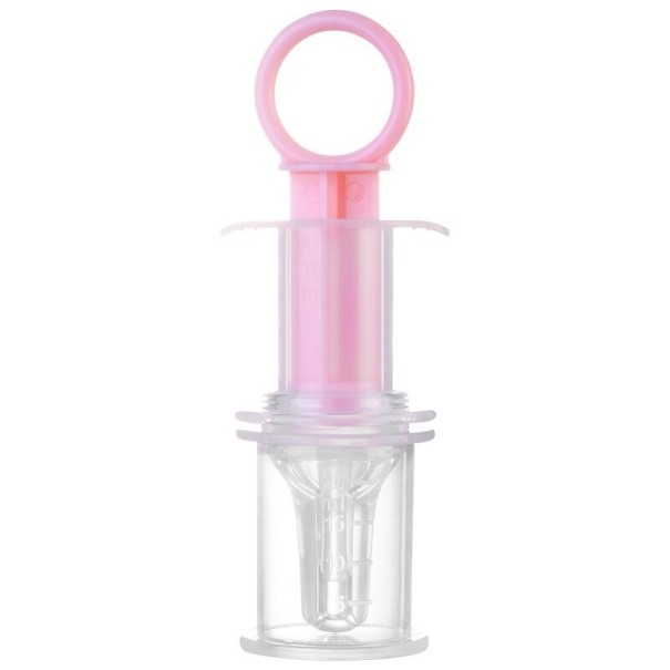 Gotero para medicamentos para bebés rosa