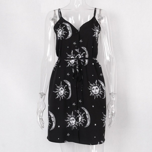 Gotische jurk met gespen M