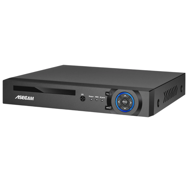 Grabador NVR 4K de 16 canales con detección de rostro con IA Cámara IP de 8MP Sistema CCTV Salida HDMI Acceso remoto Copia de seguridad USB Detección 1