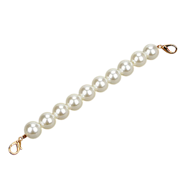 Gradient Perlen Handvat voor Handtas 23 cm Grote Decoratieve Perlen Karabijnsluiting Elegante Vervangende Schouderband voor Handtas 1
