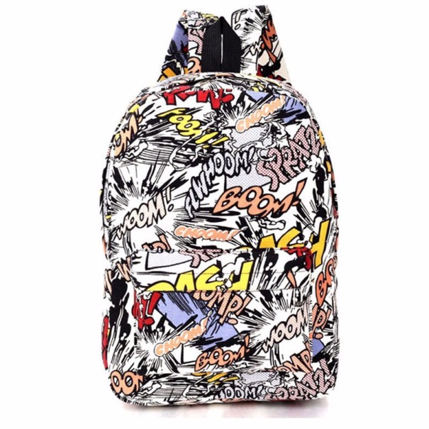 Graffiti Canvas Backpack 1
