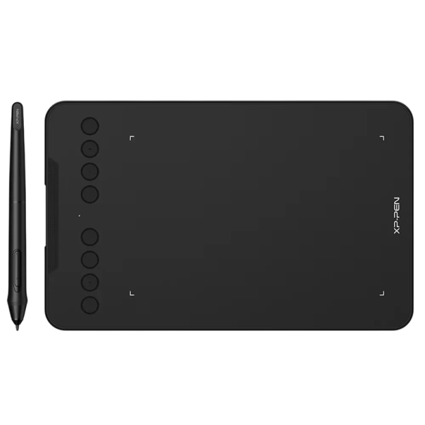 Grafický tablet XPPen Deco Mini7 V2 s tužkou kreslicí plocha 7 x 4 palce 8 kláves 16K úrovní tlaku černý na kreslení a design 1