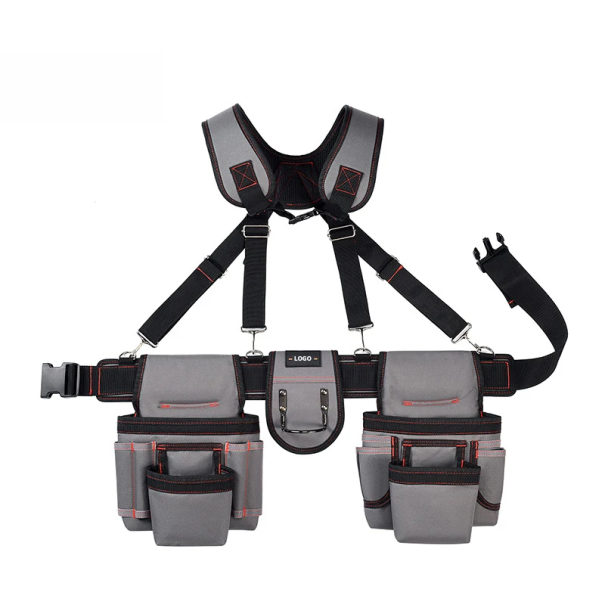 Grand étui pour perceuse avec ceinture Sac à outils à verrouillage rapide Ceinture portable pour perceuse manuelle Construction renforcée Universelle 1