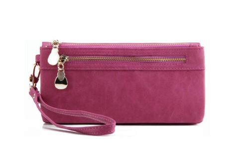 Grand portefeuille femme J3083 rose foncé