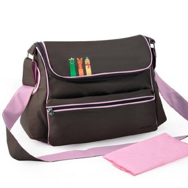 Grand sac à langer Lola marron