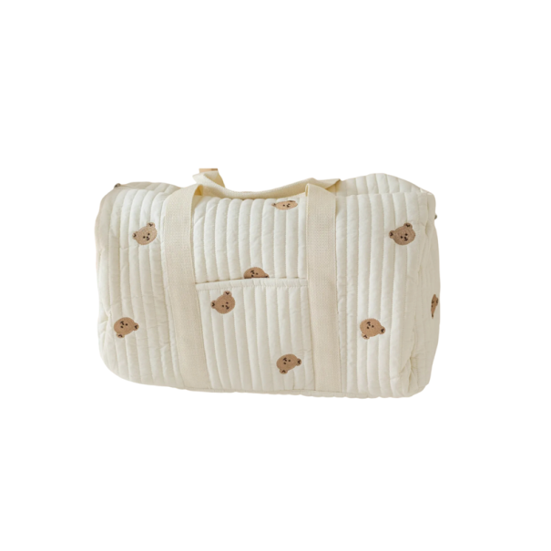 Grande borsa per mamme Borsa per pannolini con orsetti Organizer per articoli per bambini Borsa da viaggio multifunzionale per donne 1