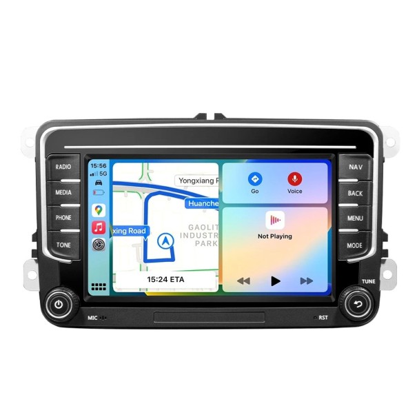 GRANDnavi Android 13 Autoradio GPS 2Din Multimedia-Player 6GB 128GB Carplay WiFi 4G für VW Škoda Octavia Golf Passat Touran Polo Jetta 1